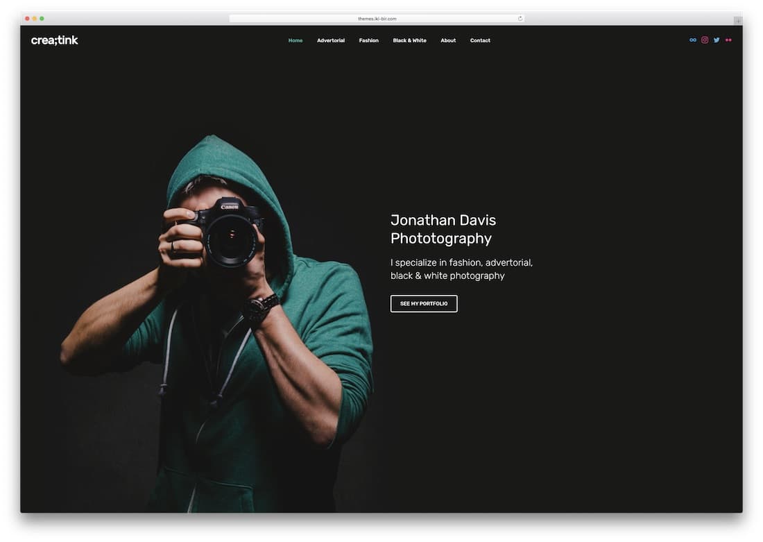 Photography Portfolio Website